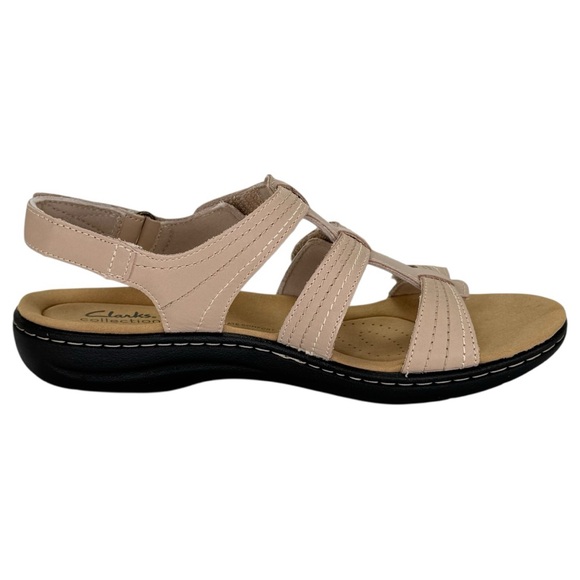 Clarks Laurieann Vine Tan Strappy Leather Womens Sandals Size 9.5M - Picture 5 of 14